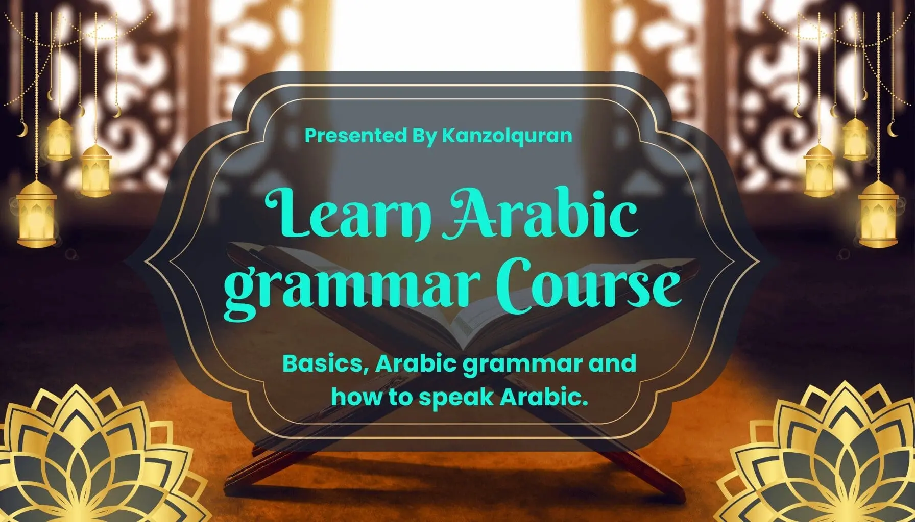 Learn Arabic grammar Course