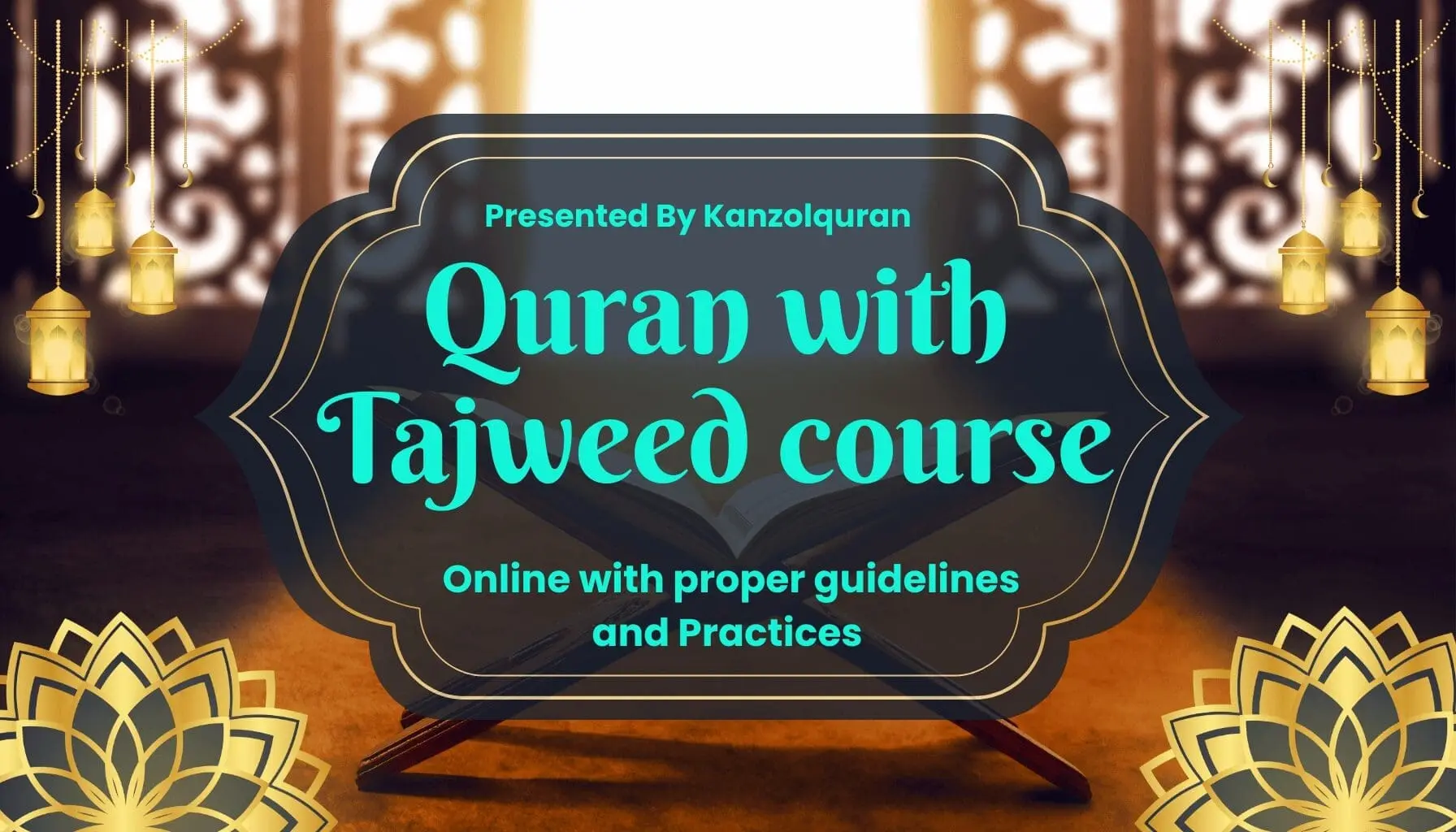 Quran with tajweed course online with kanzlquran