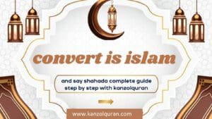 convert to in islam and say the shahada
