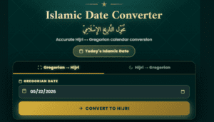 Islamic Date Converter – Convert Hijri and Gregorian Dates Online